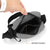 Versatile Canvas Shoulder Backpack For Men - Black
