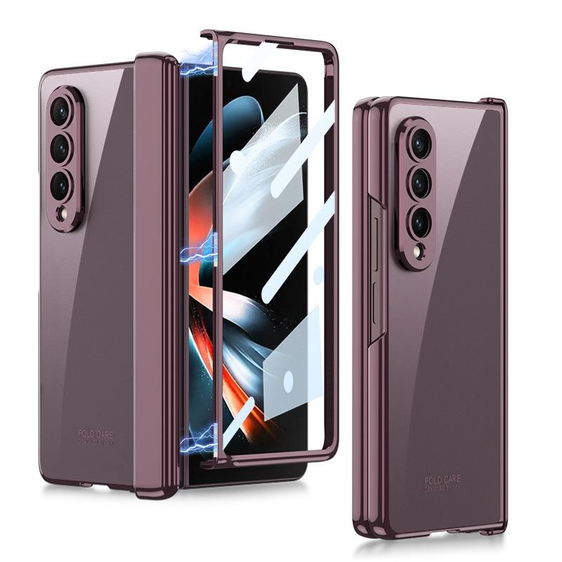 For Samsung Galaxy Z Fold4 5G Magnetic Hinged Folding Case - Green