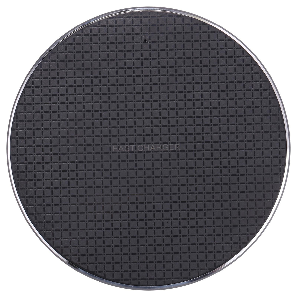 15W Plaid Desktop Wireless Charger - Black
