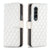 For Samsung Galaxy Z Fold4 5G Diamond Lattice Flip Wallet Case - Black