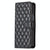 For Samsung Galaxy Z Fold4 5G Diamond Lattice Flip Wallet Case - Black