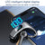 Bone Conduction Gaming Bluetooth Earphones with Noise Reduction - Black