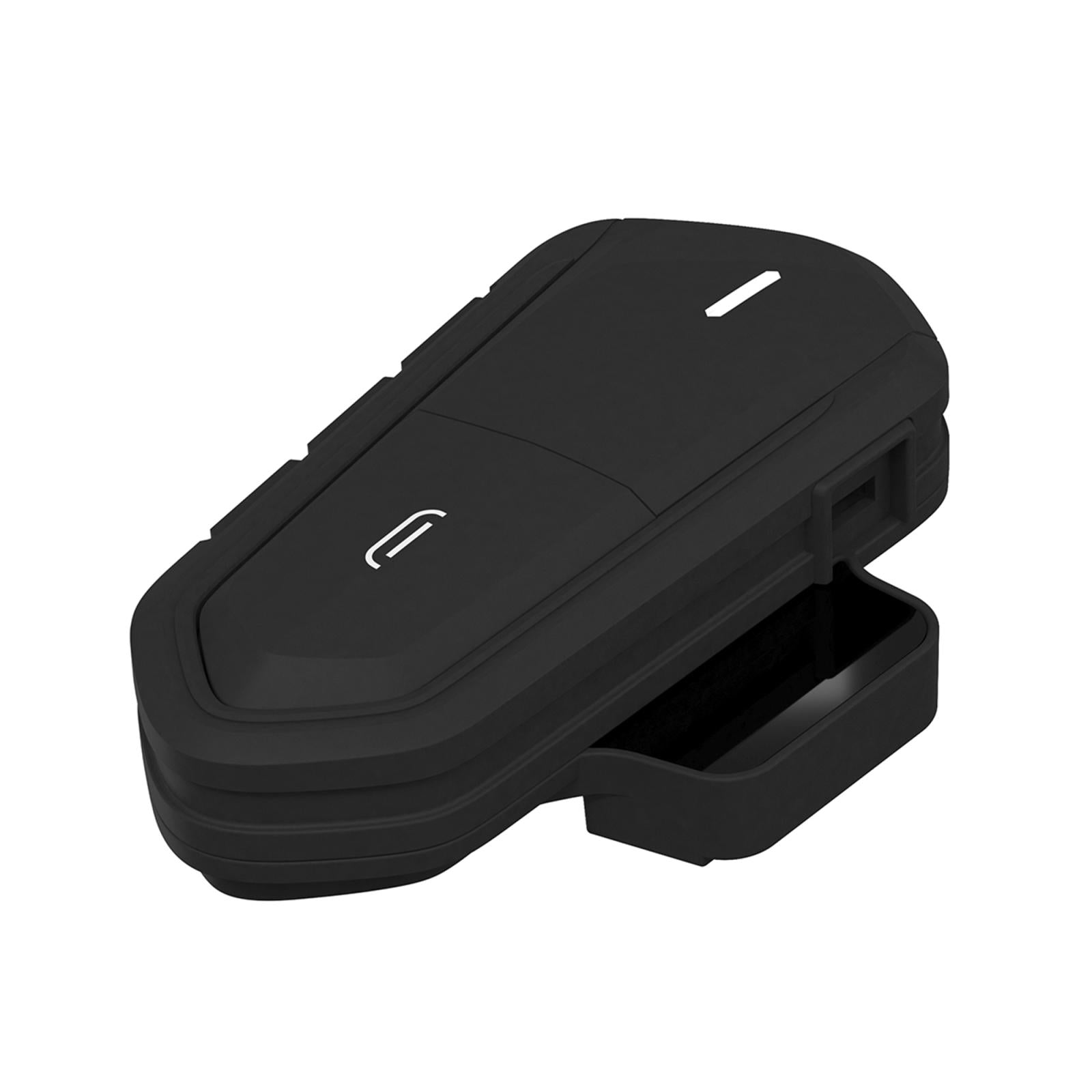 Bluetooth Motorcycle Helmet Headset - Low Power 4.2 - Black