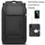 Men Anti-theft Backpack - Secure & Stylish - Black