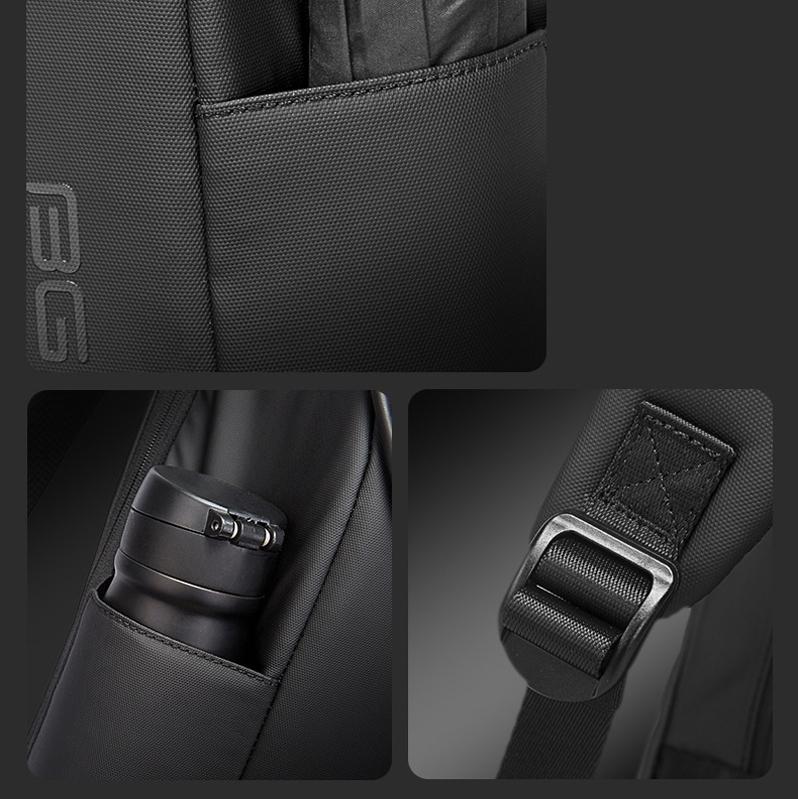 Men Anti-theft Backpack - Secure & Stylish - Black