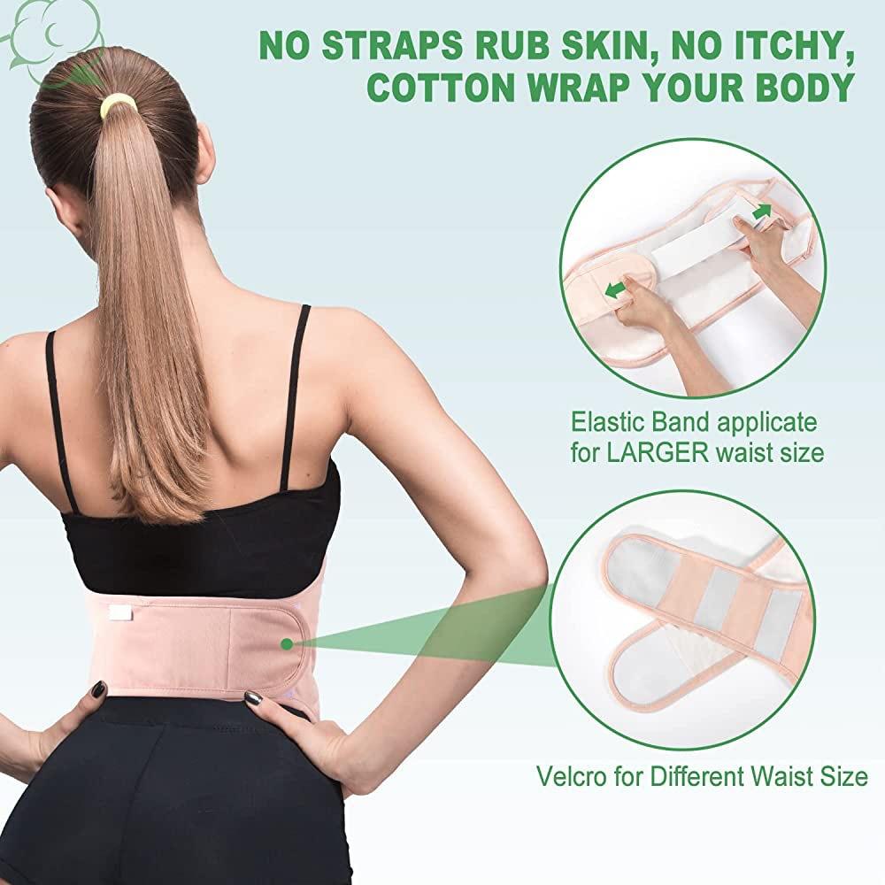 Leak-Proof Waist & Neck Support For Better Sleep - Upgrade Waist Khaki