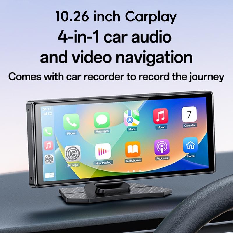 10.26 Inch Carplay Navigation & Recorder - Yesido Km19 Black