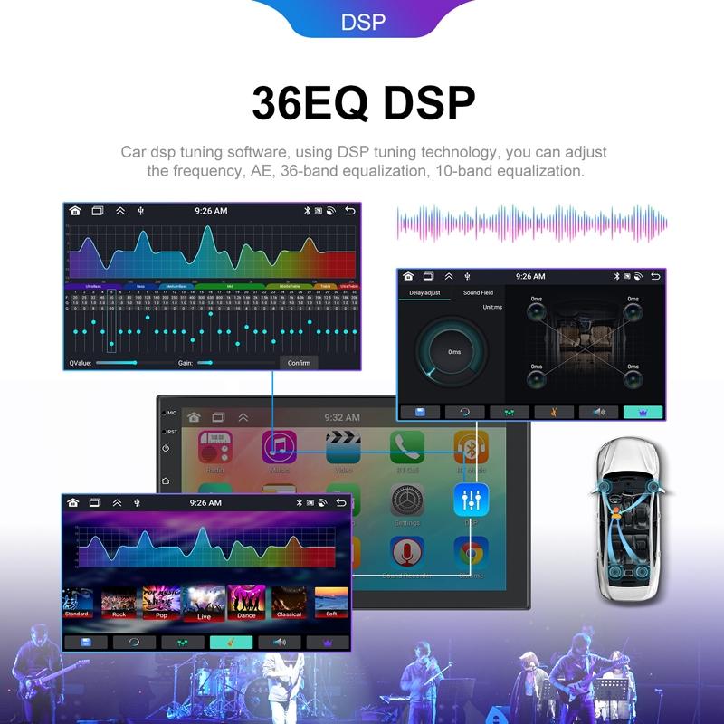 Universal Wireless Carplay Car Navigation Center - 13.0 Monitor - Standard 7Inch