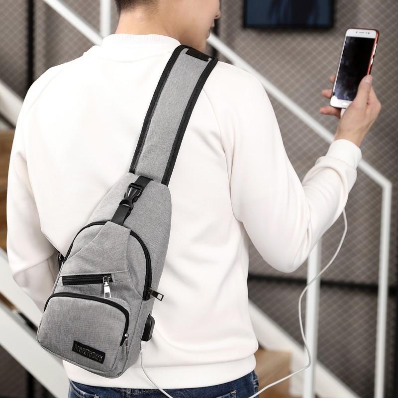 Versatile Men Crossbody Bag For Sports And Everyday Use - Blue