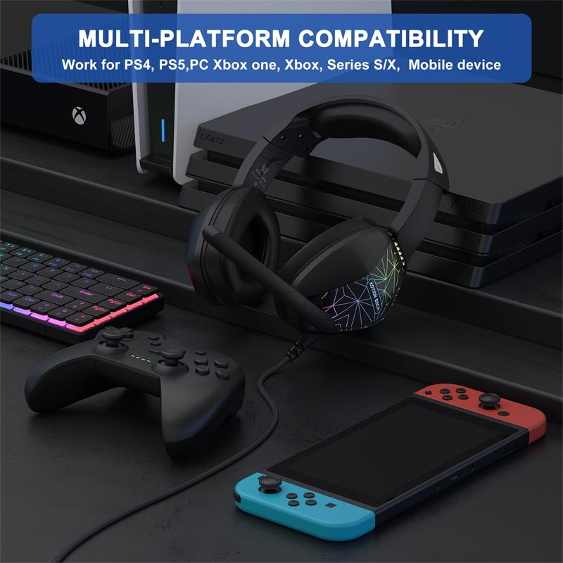 2.1M Gaming Headset With Mic Kotion Each G6000 - Black