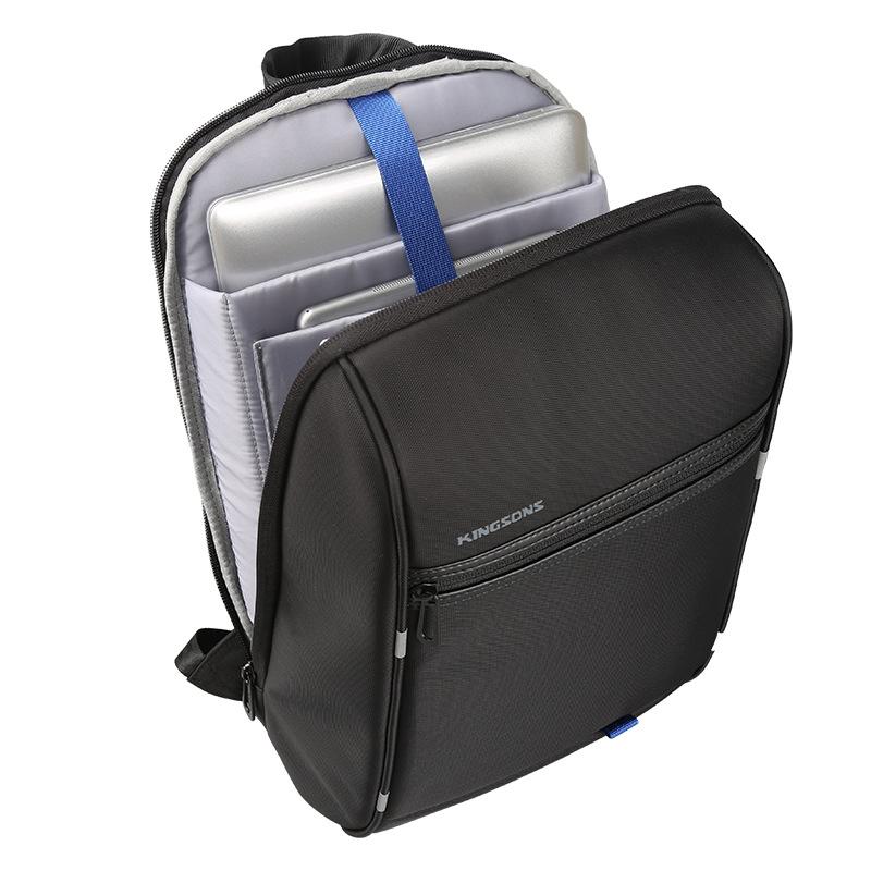 Versatile Black Crossbody Backpack For School Or Leisure