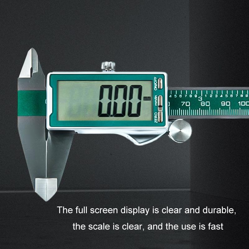 Digital Display Vernier Caliper - 0-150mm Stainless Steel