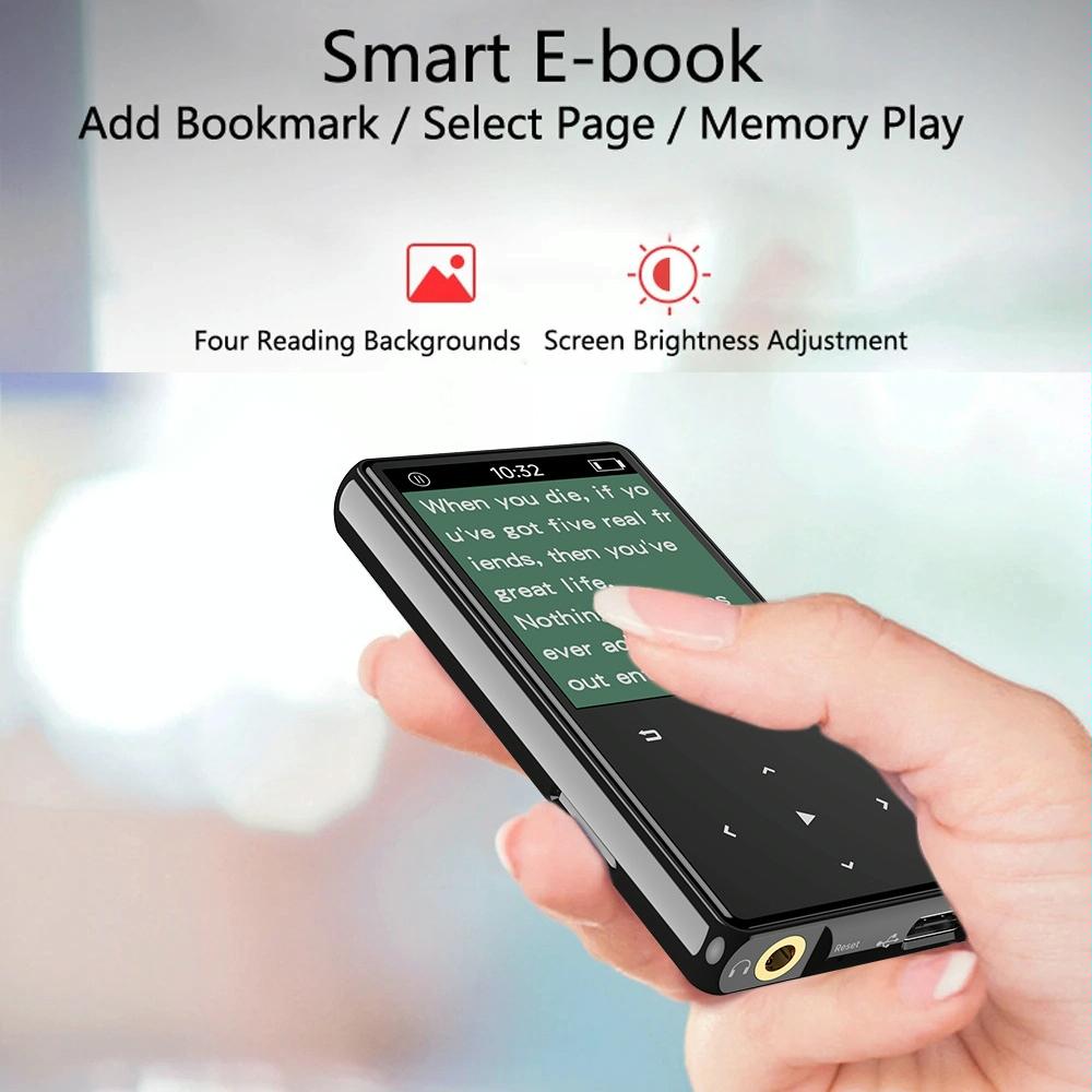 16Gb Portable Bluetooth Mp3 / Mp4 Music Player Black - 8Gb