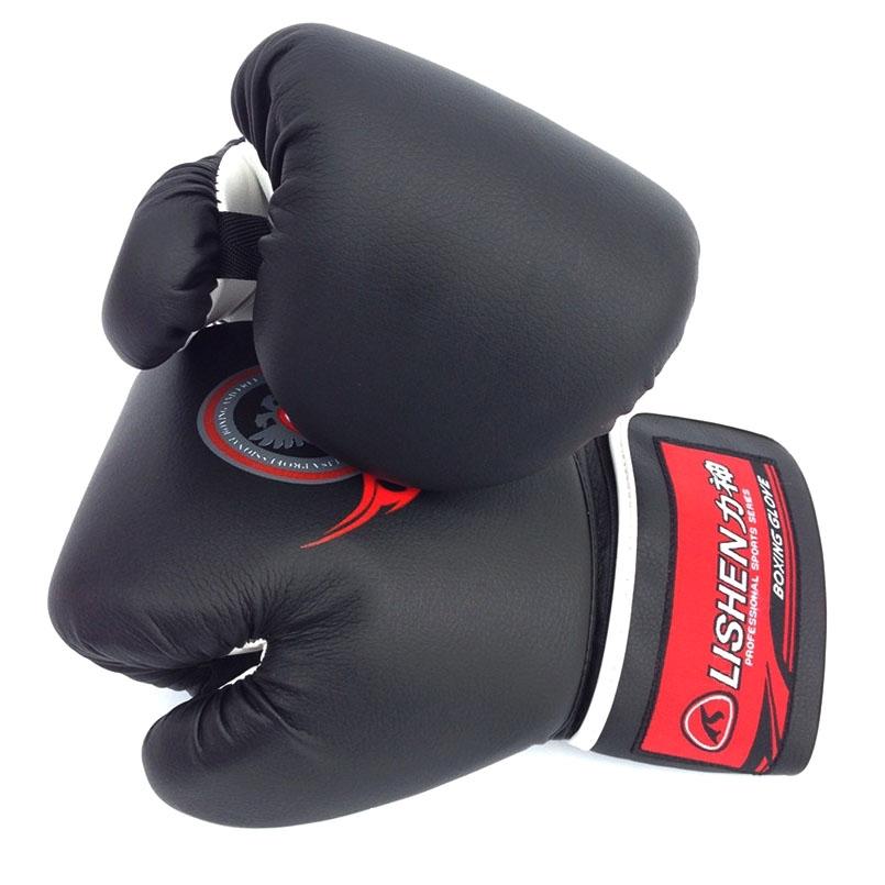 Muay Thai Training Gloves - Thickened For Fitness - Black