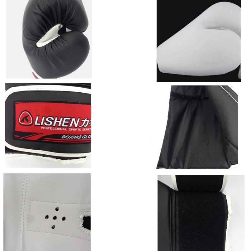 Muay Thai Training Gloves - Thickened For Fitness - Black