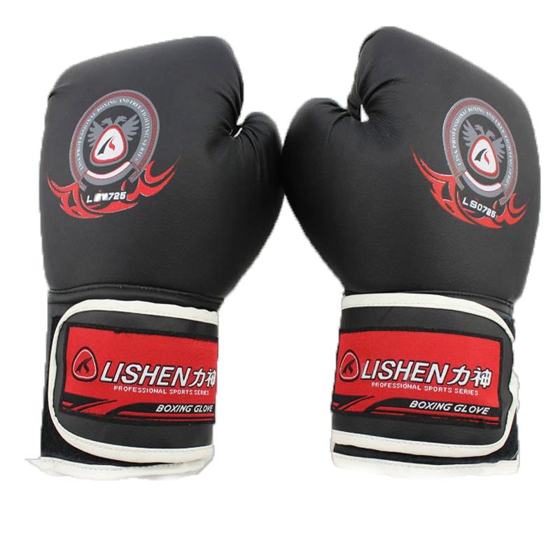 Muay Thai Training Gloves - Thickened For Fitness - Black