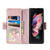 For Samsung Galaxy Z Fold4 5G Litchi Pattern Case With Pen And Card Slots - 4 - Black