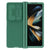 For Samsung Galaxy Z Fold4 5G Mirror Pro Camshield Case Set - Blue