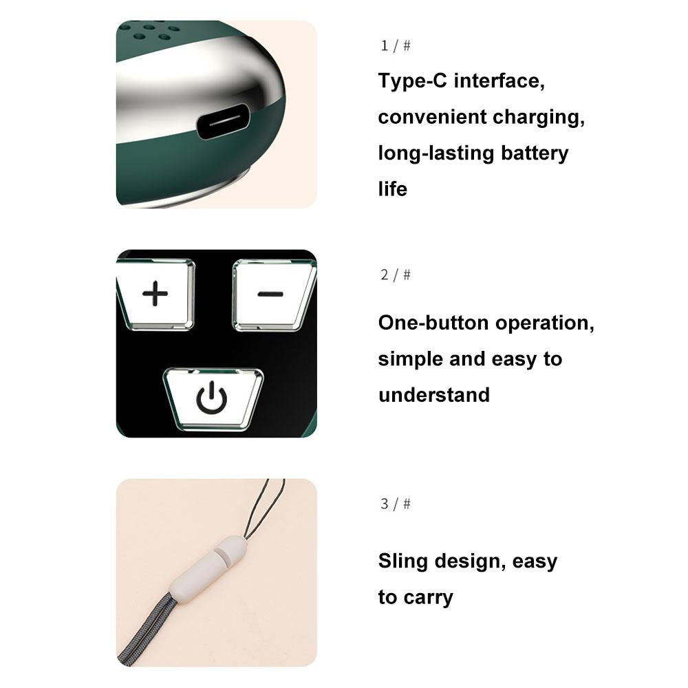 Ces Low-Frequency Pulse Handheld Sleep Instrument - Green