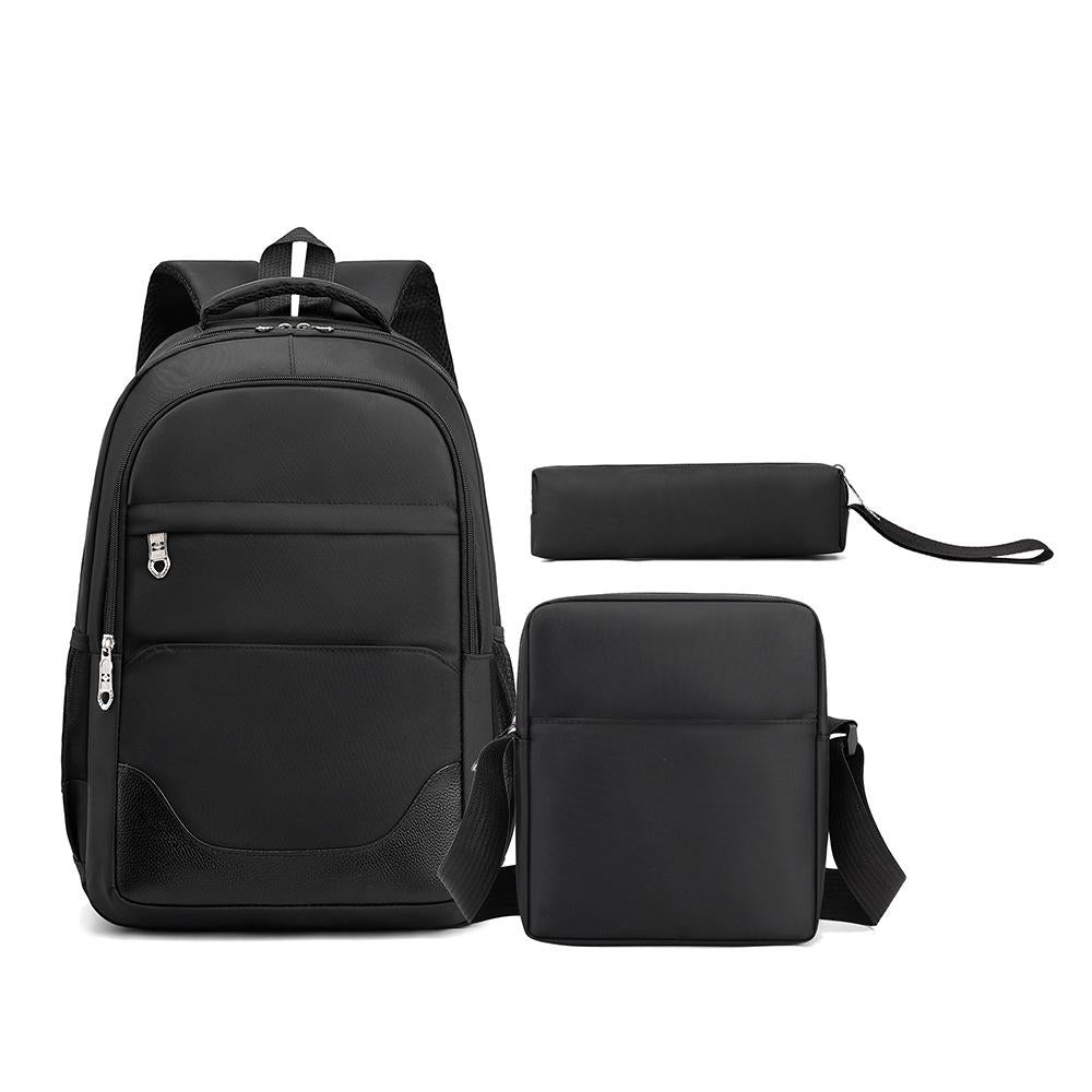 Student Backpack Set - 3 Pieces - Black