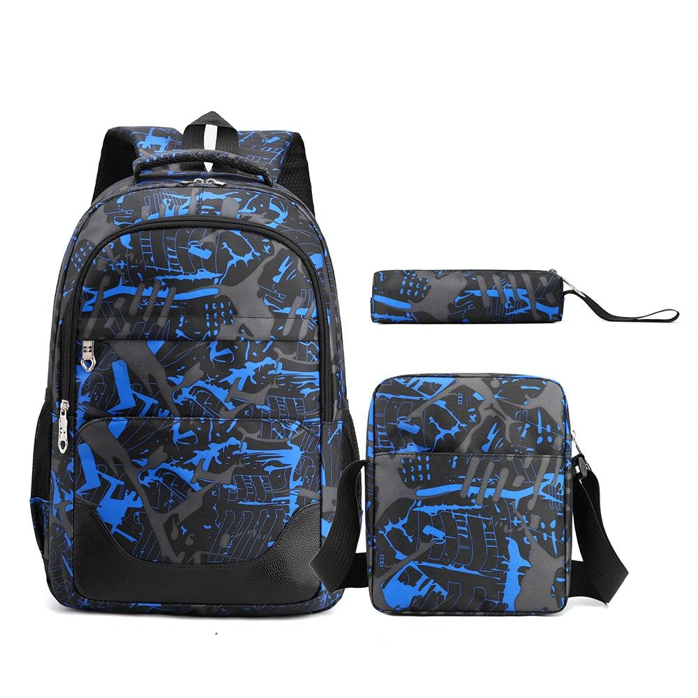 Student Backpack Set - 3 Pieces - Black