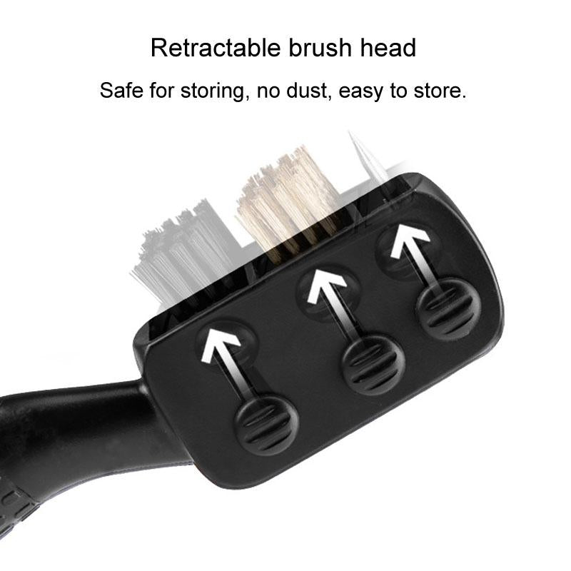 Retractable Golf Club Brush Multifunctional Cleaning Tool