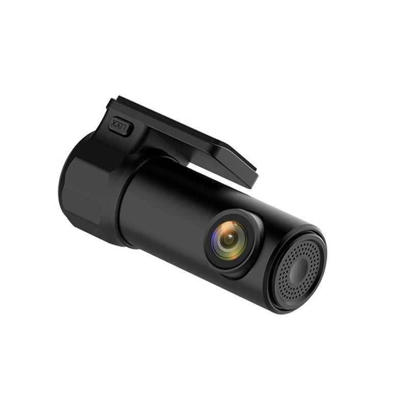 1080p Wifi Dash Cam with 170 Degree Wide Angle Lens - Hidden Car Recorder Black