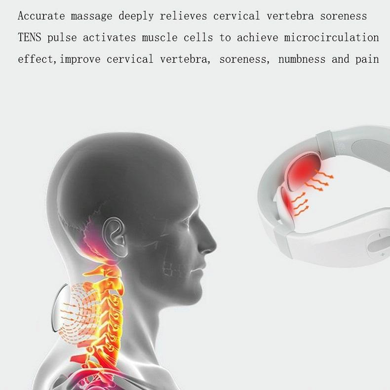 Smart Neck Massager English White
