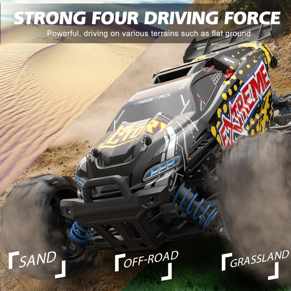 High Speed 4wd Rc Car - 1 18 Scale - Yellow