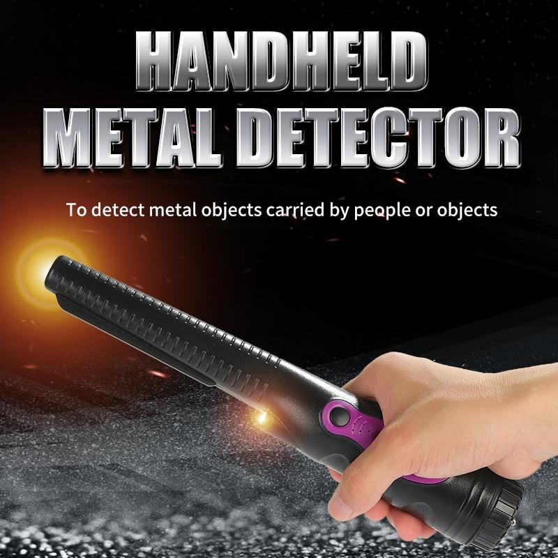 Outdoor Handheld Metal Detector for Treasure Hunting - Dark Purple