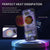 Steam Deck Gaming Console Case With Transparent Thermal Back And Bracket - Purple