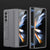 For Samsung Galaxy Z Fold4 5G Foldable Magnetic Hinged Case - Black