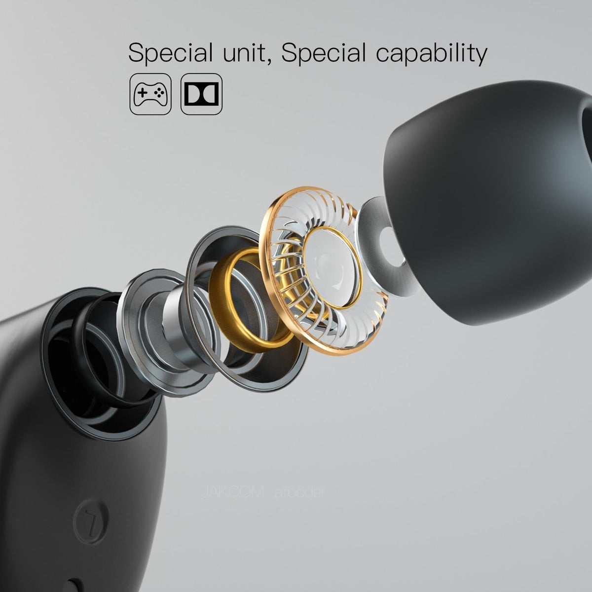 2-in-1 True Wireless Earbuds with Bluetooth 5.0 and Power Bank - Black