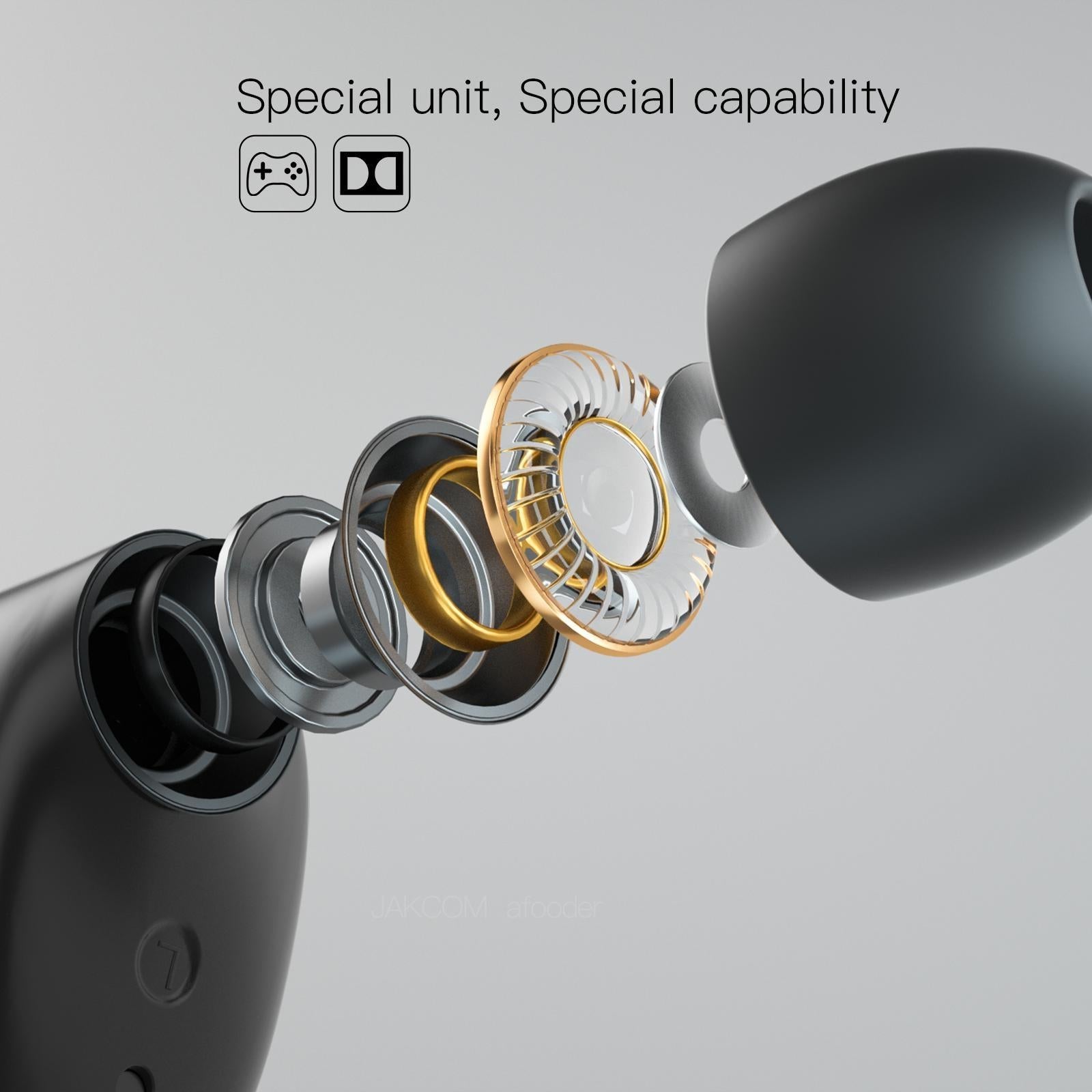 2-in-1 True Wireless Earbuds with Bluetooth 5.0 and Power Bank - Black