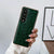 For Samsung Galaxy Z Fold4 5G Ostrich Leather Phone Case - Coffee