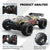 High Speed 4wd Rc Car - 1 18 Scale - Black / Yellow