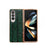 For Samsung Galaxy Z Fold4 5G Leather Mahjong Phone Case - Electroplated - Blue