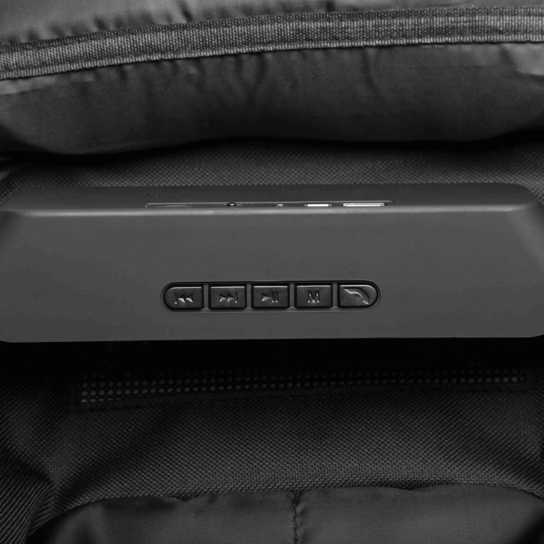 Waterproof Bluetooth Shoulder Bag with Usb Charging - Music