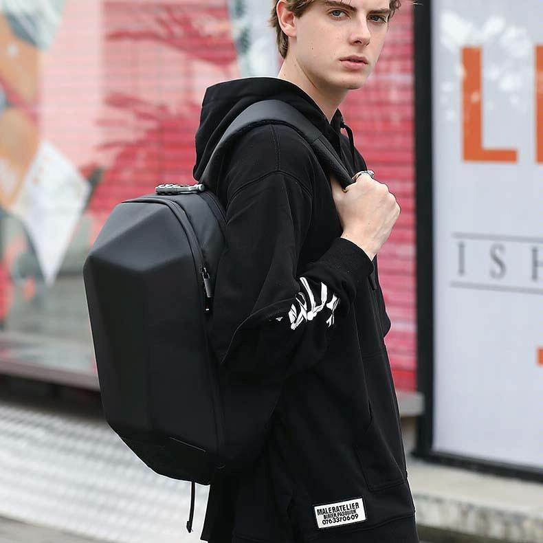 Waterproof Bluetooth Shoulder Bag with Usb Charging - Music