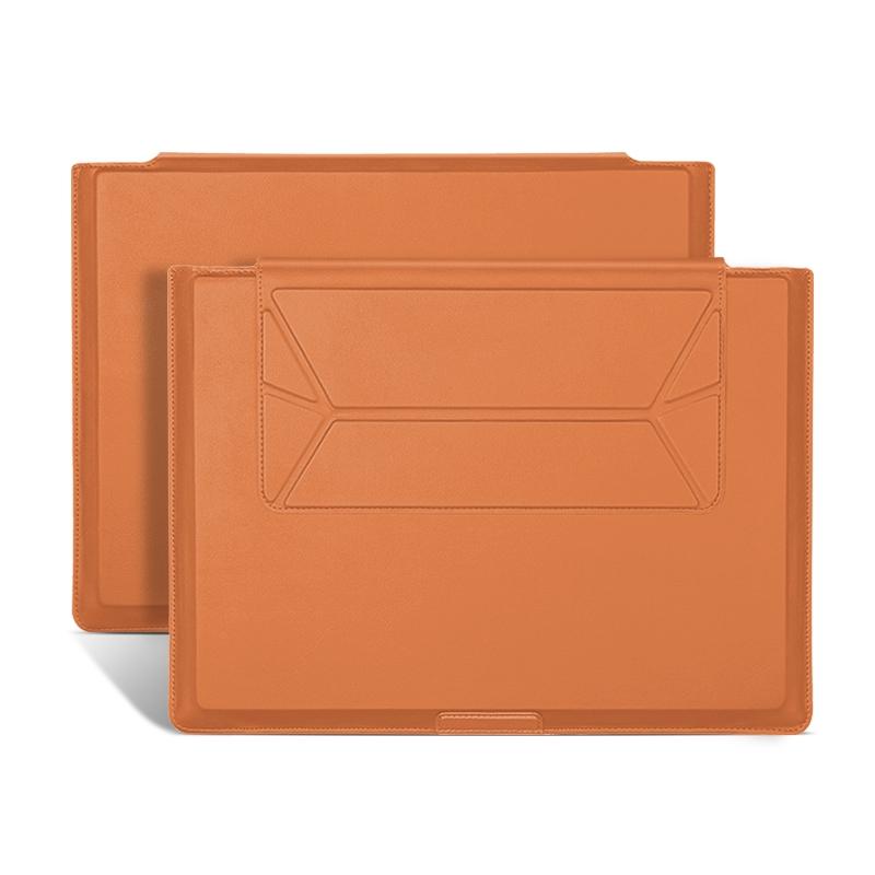 Universal Magnetic Laptop Holder Bag - Stitched Inner - Brown