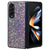 For Samsung Galaxy Z Fold4 5G Foldable Diamond Case - Compact And Stylish - Flash Black