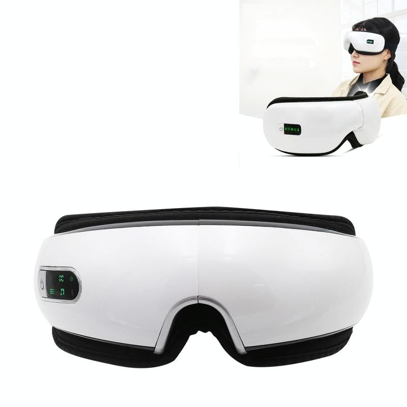 Yk109 Eye Massager Hot Compression Bluetooth White