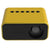 Portable Mini Home Theater Projector - 80 Lumens 1920X1080P Remote Control & Adaptor - White