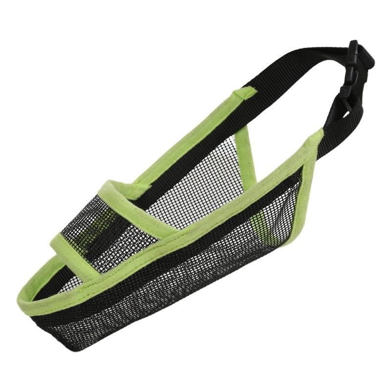 Dog Mouth Cover Anti-Bite Mesh Dog Mouth Cover Medium And Large Dogs Anti-Drop Mask Xs - Gray