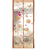 100x210cm Magnetic Summer Mosquito Screen Door Curtain - Coffee