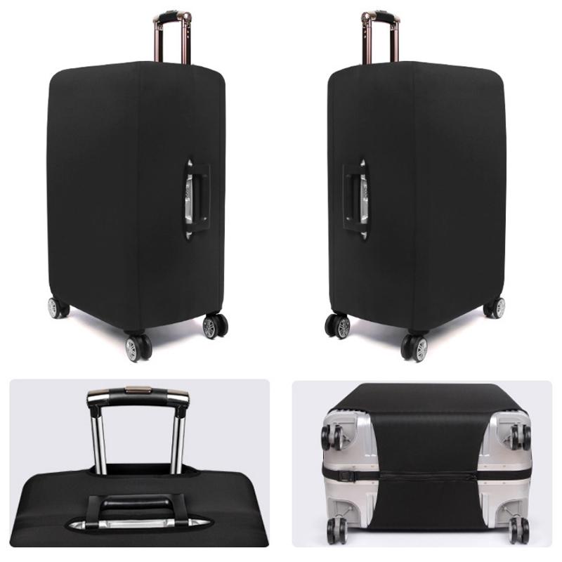 Stretch Luggage Protective Cover - Durable & Dust-proof - Size m - Wine Red