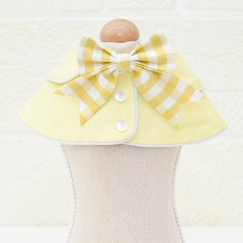 Pet Accessories Dog Small Shawl Bib Saliva Towel Triangle Scarf - Size M - Light Blue