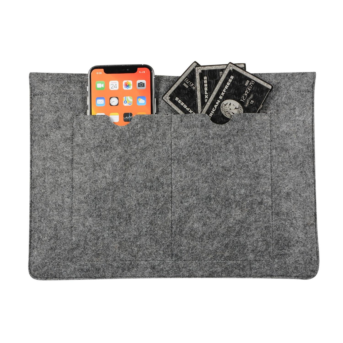 13 Inch Felt Computer Bag for Notebook Protection - Black