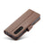 For Samsung Galaxy Z Fold4 5G Calf Leather Phone Case - Brown