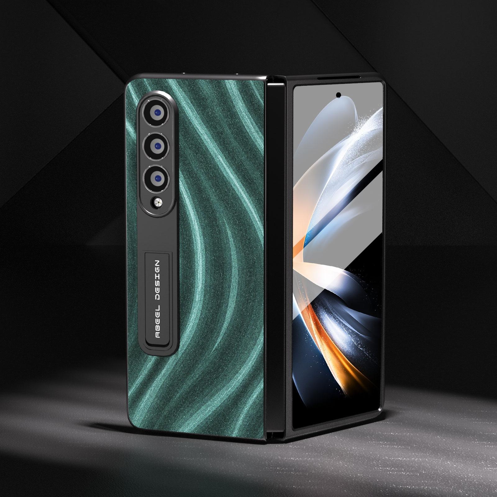 For Samsung Galaxy Z Fold4 5G Galactic Pattern Phone Case - Integrated Protection - Grey